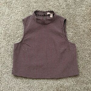 Vintage Forever 21 gingham blouse top